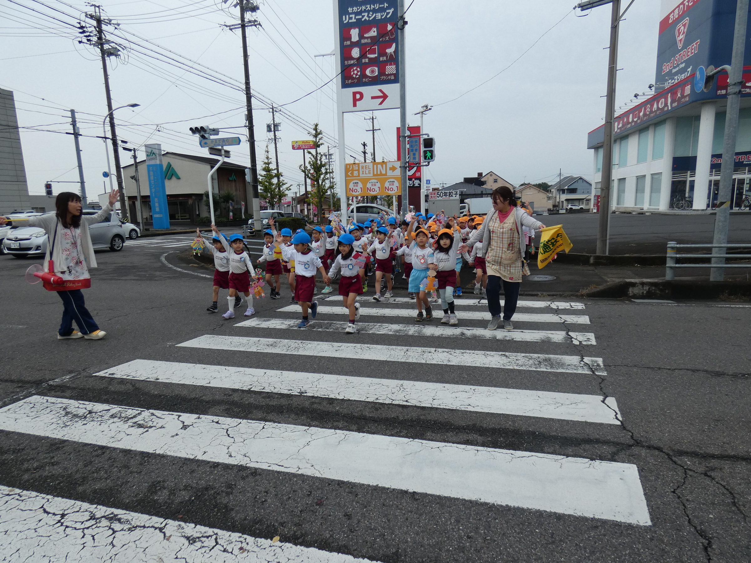 交通安全教室で学んだことを生かして！