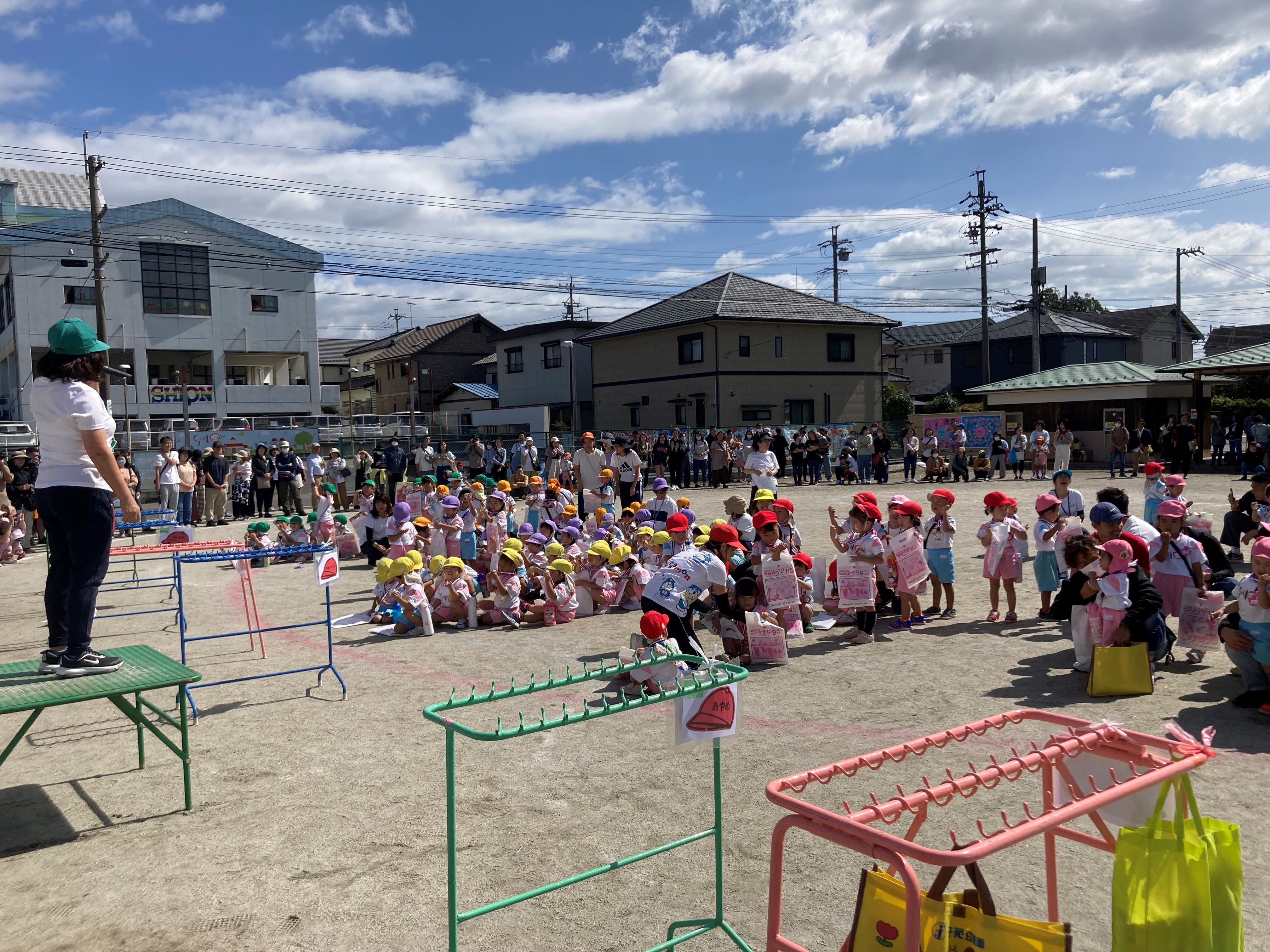 閉会式もしっかり参加できた、たのもしくなった年少さん！