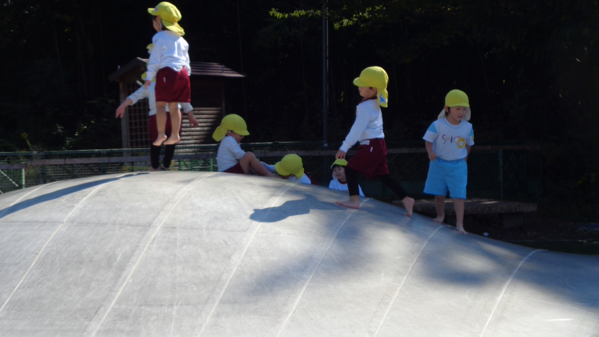 頂上でジャンプ！！ジャンプ！！