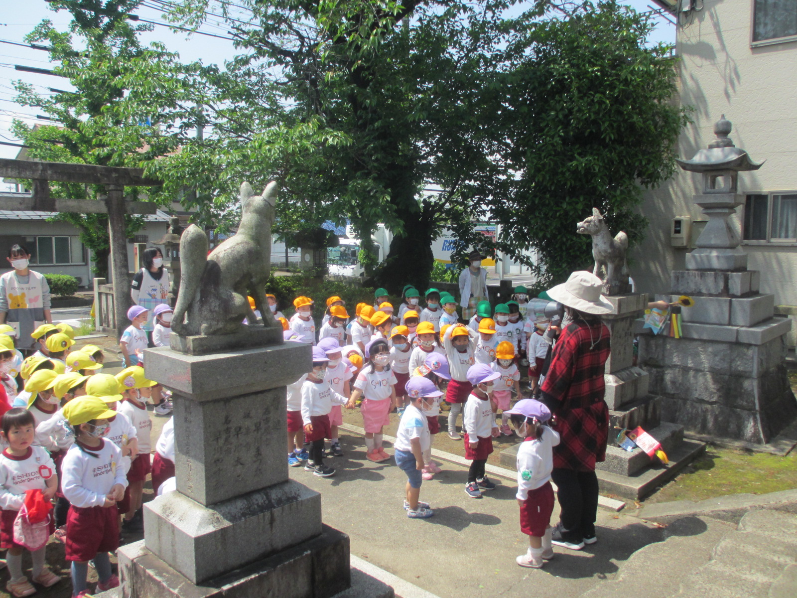 神様には何をお祈りしたのかな？