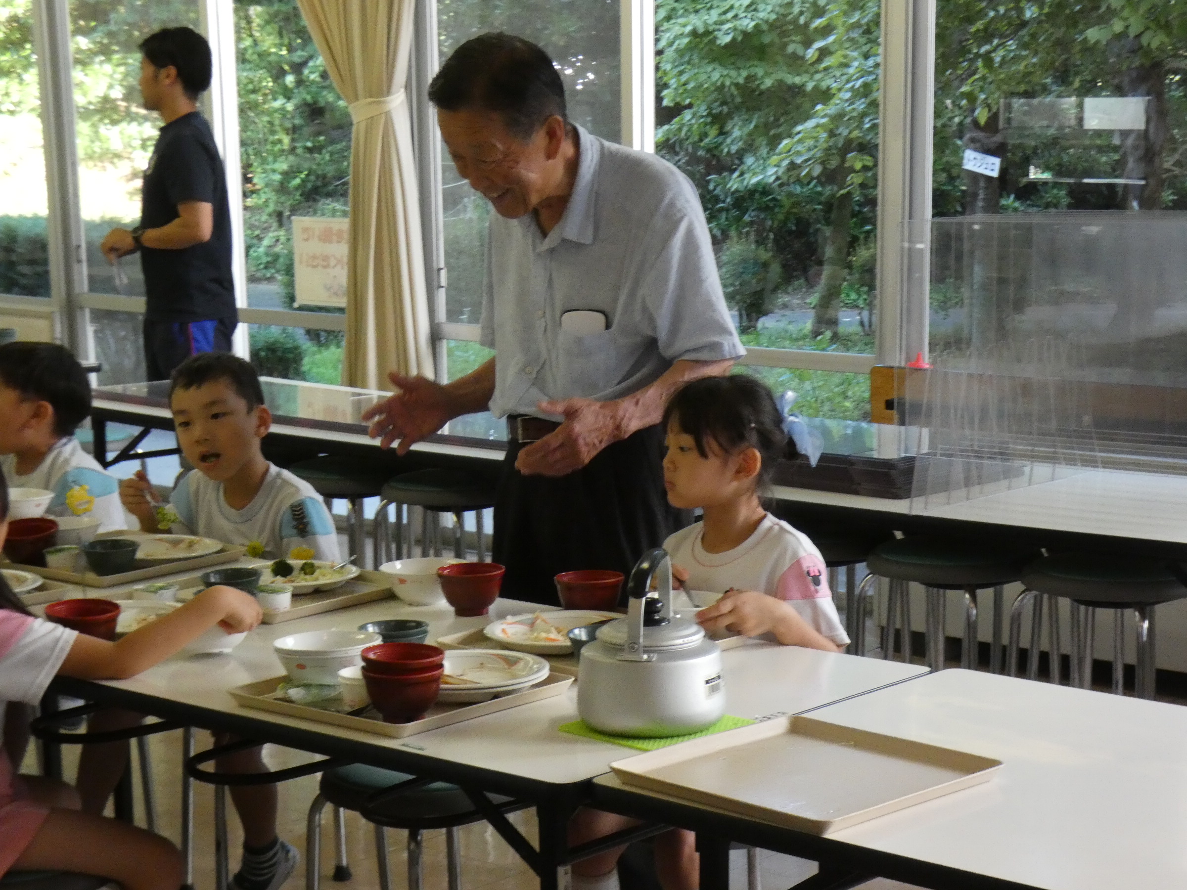理事長先生も応援に来てくださいました。