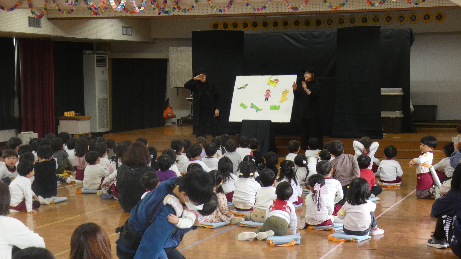 まずは年少・つくしさんに