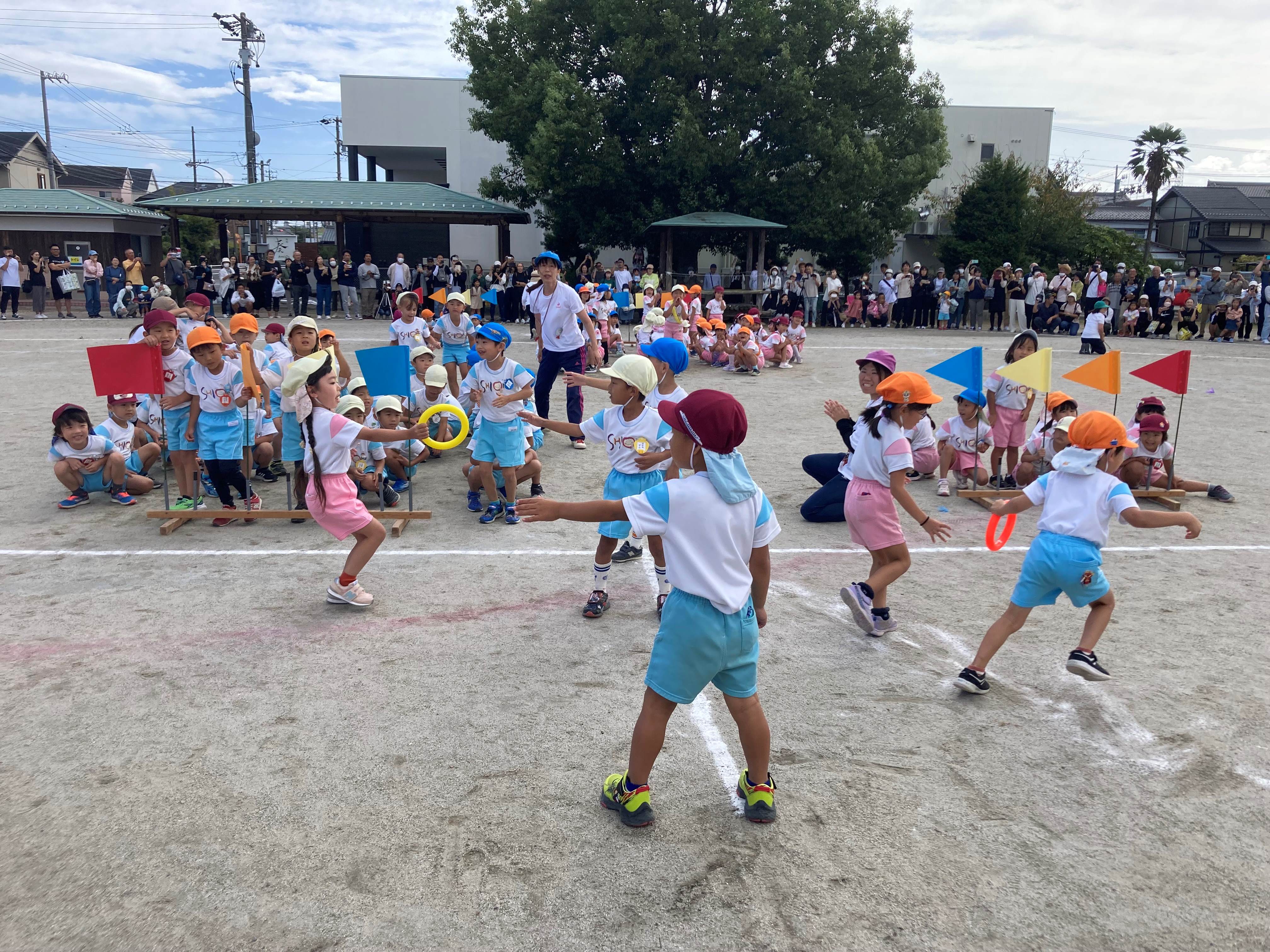 最後の種目はリレー！手に汗握るレースでした！