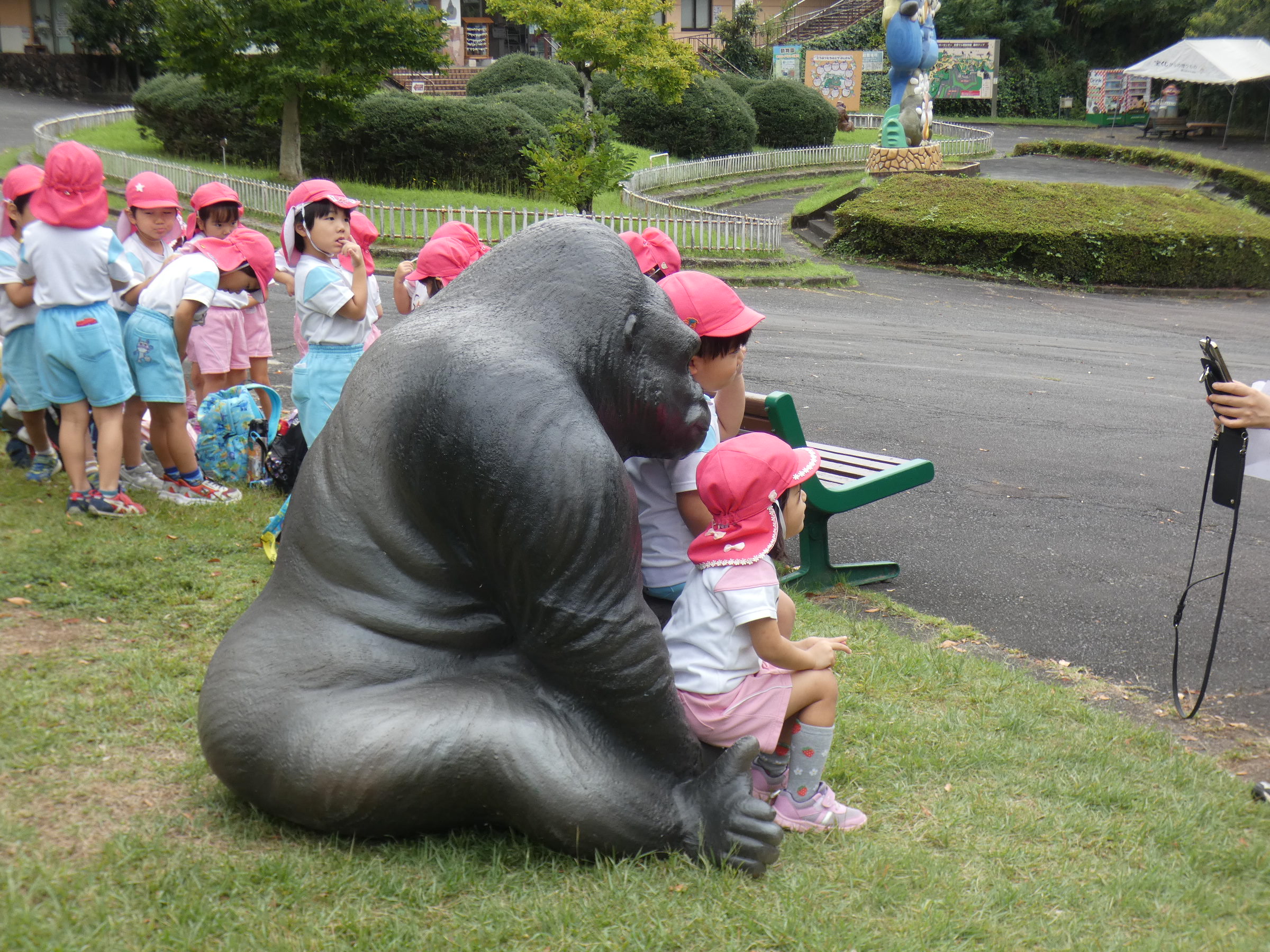 ゴリラさんとパチリ！
